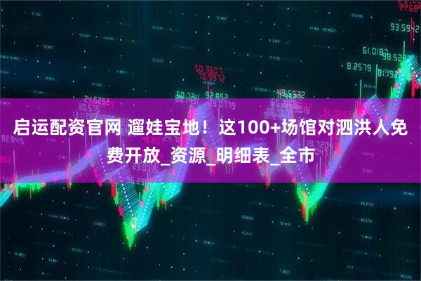 启运配资官网 遛娃宝地！这100+场馆对泗洪人免费开放_资源_明细表_全市