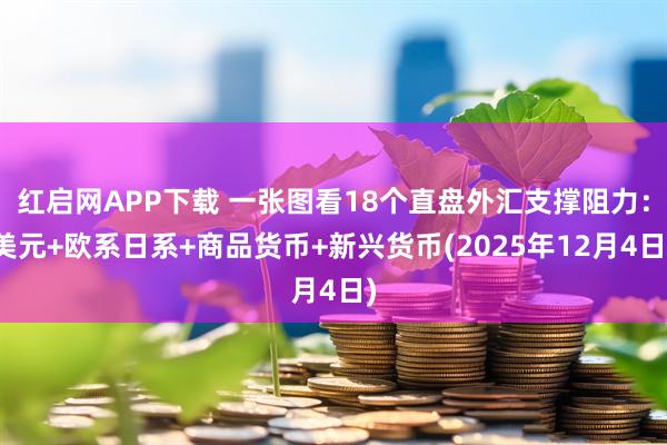 红启网APP下载 一张图看18个直盘外汇支撑阻力：美元+欧系日系+商品货币+新兴货币(2025年12月4日)