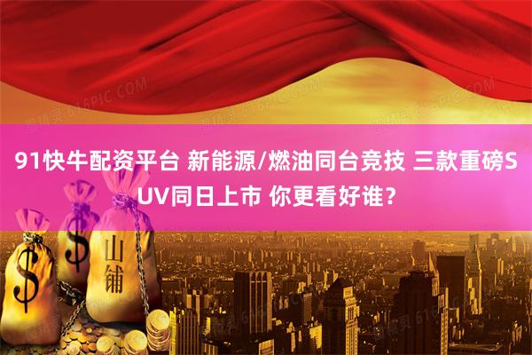 91快牛配资平台 新能源/燃油同台竞技 三款重磅SUV同日上市 你更看好谁？