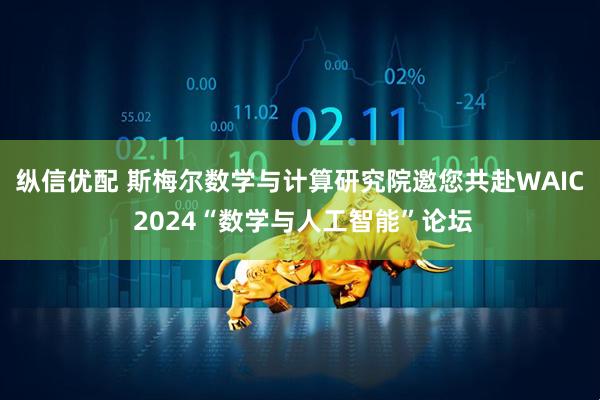 纵信优配 斯梅尔数学与计算研究院邀您共赴WAIC 2024“数学与人工智能”论坛